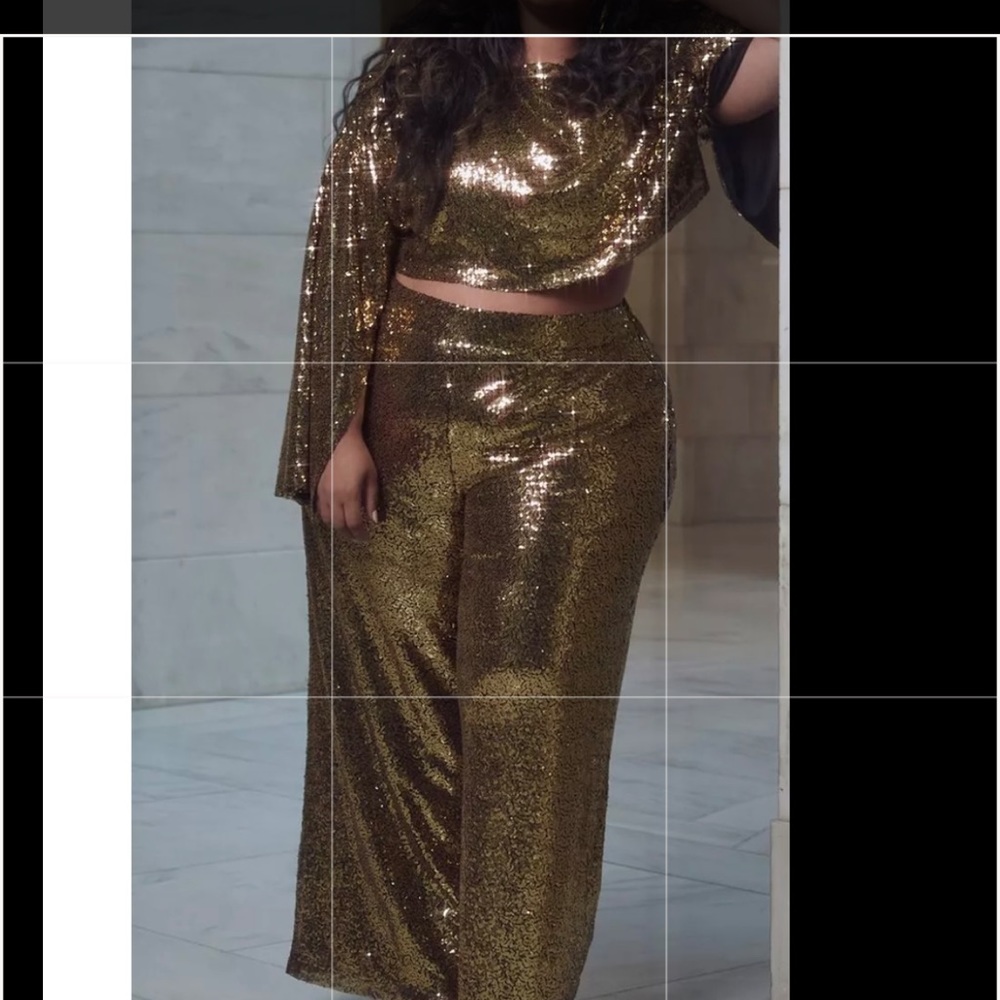 Good Sequin Pant Set - image 1